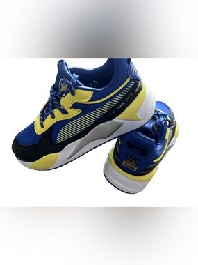 NWOB Puma x Paw Patrol Chase RS-X sneakers - bright blue yellow - big kid 1.5